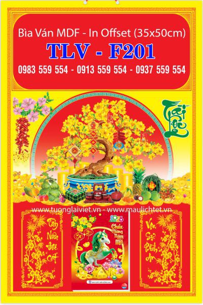 Bìa offset 35x50 Cây Mai