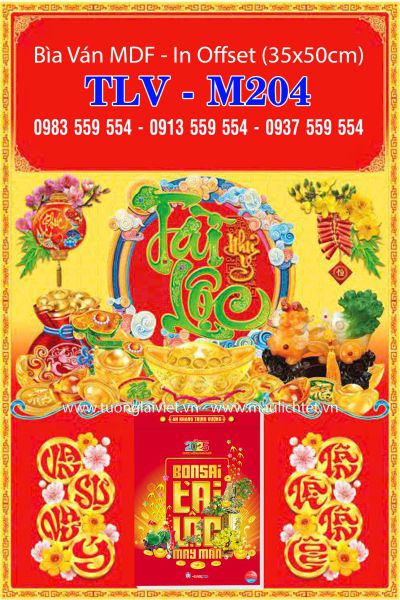 Bìa offset 35x50 Xuân Tài Lộc