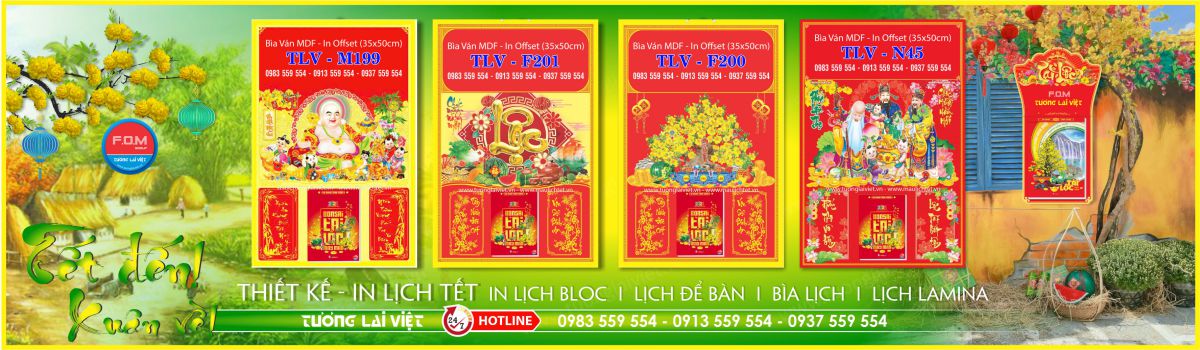 In Bìa Lịch 35x50 In Offset
