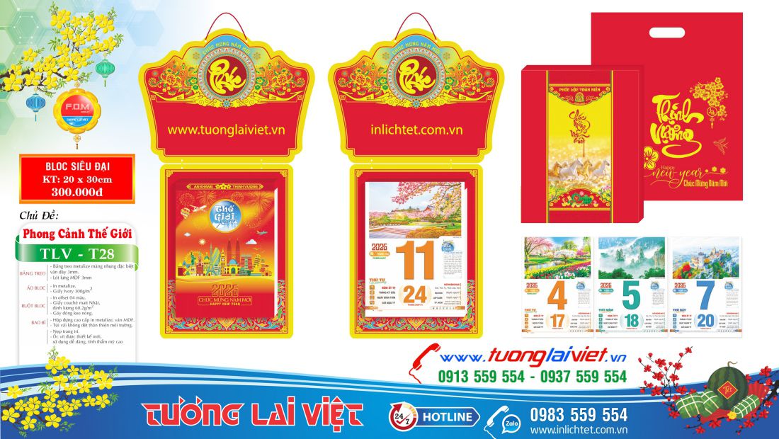 bloc siêu đại 20x30 Phong Cảnh Thế Giới