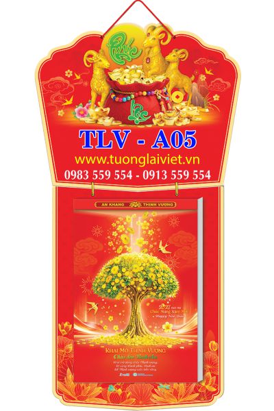 In Lịch bloc cực đại 25x35 Khai Xuân Khởi Lộc
