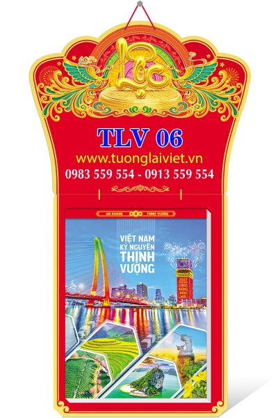 In Lịch bloc cực đại 25x35 Lộc Khai Xuân