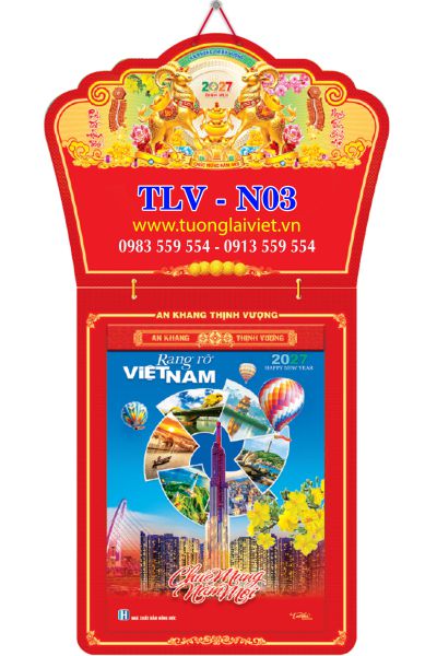 In Lịch bloc cực đại 25x35 Rạng Rỡ Việt Nam