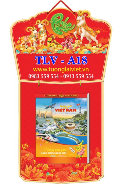 In Mẫu Lịch bloc đại 17x24 Chữ Cẩm Thạch