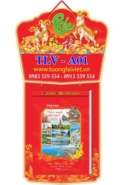 In Lịch bloc khổ lớn 38x54 Chữ Cẩm Thạch