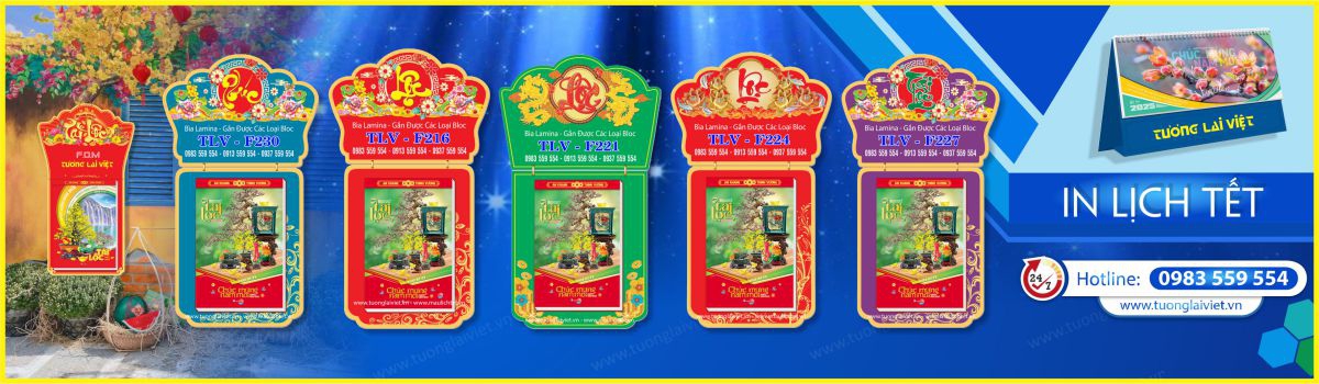 In Lịch Bloc Laminate