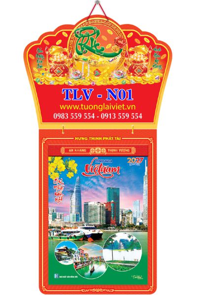 In Lịch bloc siêu cực đại 30x40 Danh Lam Thắng Cảnh