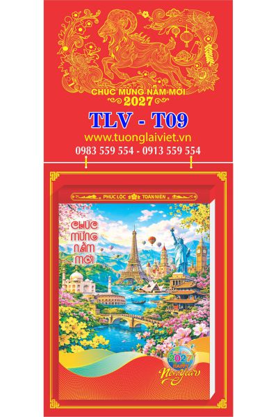 In Lịch bloc siêu cực đại 30x40 Xuân Thịnh Vượng