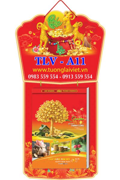 In Lịch bloc siêu đại 20x30 Chữ Cẩm Thạch