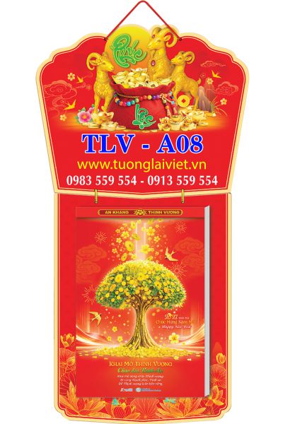In Lịch bloc siêu đại 20x30 Khai Xuân Khởi Lộc