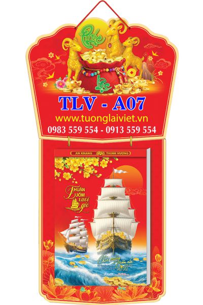 In Lịch bloc siêu đại 20x30 Thuận Buồm Xuôi Gió