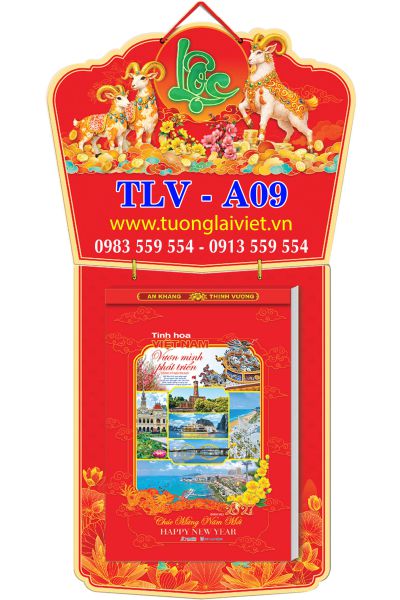 In Lịch bloc siêu đại 20x30 Tinh Hoa Việt Nam