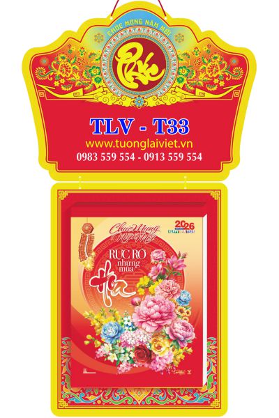 Lịch bloc đại 17x24 Tết Sum Vầy