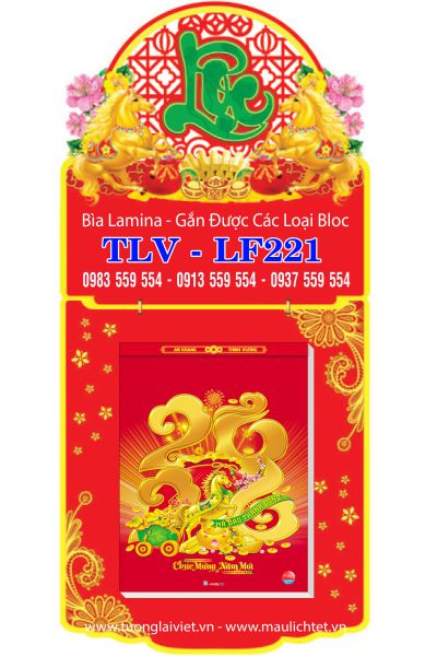 Lịch bloc laminate Khai Xuân Đại Cát