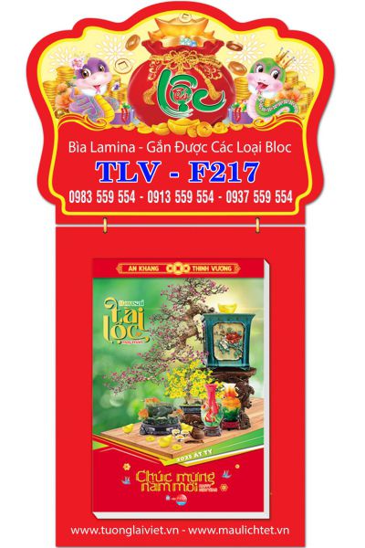 Lịch bloc laminate Lộc Túi Vàng