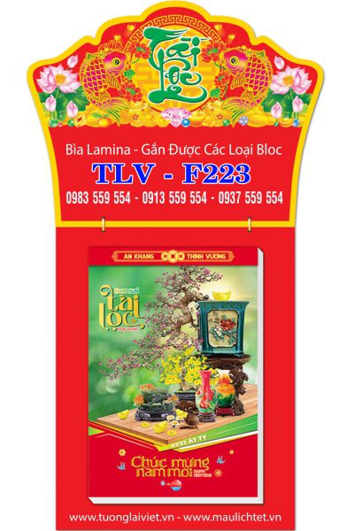 Lịch bloc laminate Tài Lộc