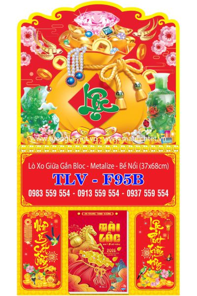 Lịch bloc lò xo giữa Túi Vàng