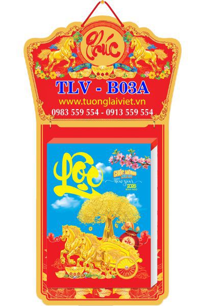 Lịch bloc siêu cực đại 30x40 Sắc Màu Việt Nam