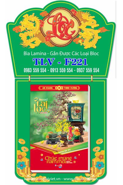 Mẫu Lịch bloc bìa laminate Khai Xuân Đại Cát